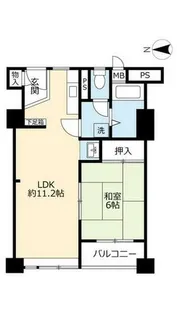 UR新豊里【0070708号室】の間取り