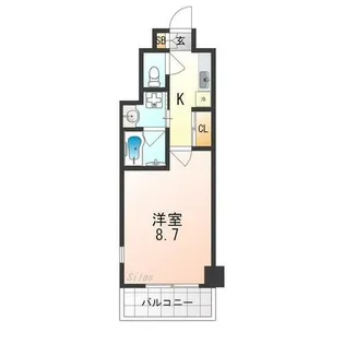 クレオシティ【3階】の間取り