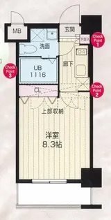 NO.71オリエントトラストタワー【7階】の間取り