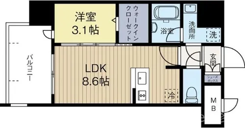 グランフォーレ博多ウォーターフロント【3階】の間取り