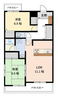 シティーガーデン善進本町【2階】の間取り