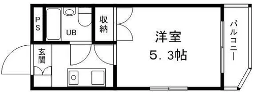グリーンハイツ南駅前【10階】の間取り