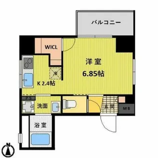 愛知県名古屋市千種区池下1丁目【マンション】の間取り