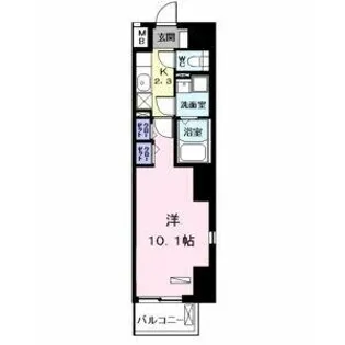 BRIO 名南【4階】の間取り