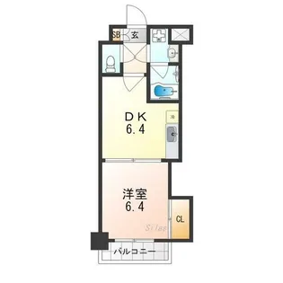 クレオシティ【8階】の間取り