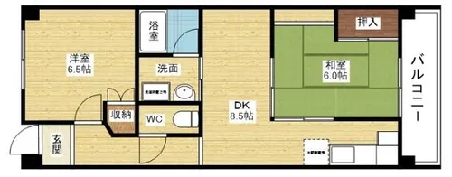 クリスタルシャトウ【7階】の間取り