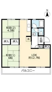 UR金剛【0210304号室】の間取り