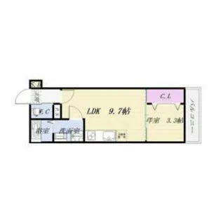 スマイル土古【1階】の間取り