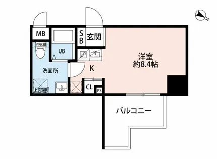 サヴォイオーサーズプレイス【4階】の間取り