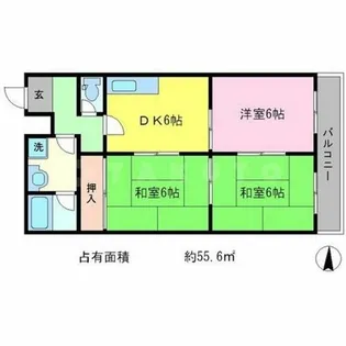 コンフォール北白川Ⅱ【3階】の間取り