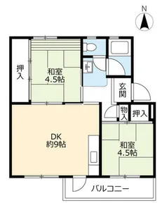 UR相生山【0020504号室】の間取り