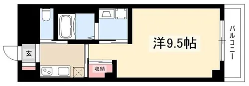 ラ・プラース古出来【306号室】の間取り