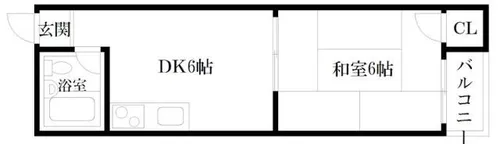 コーポ恵【2階】の間取り