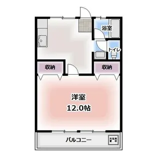 ウィング宮前【206号室】の間取り