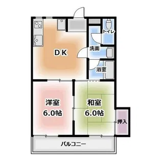シェモア師勝【102号室】の間取り