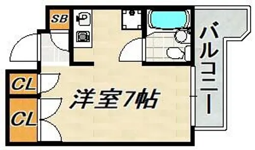 メゾン・ド・エティック【3階】の間取り