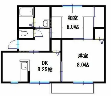 ハートフルハイツ【2階】の間取り