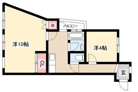 カヤノビル【3階】の間取り