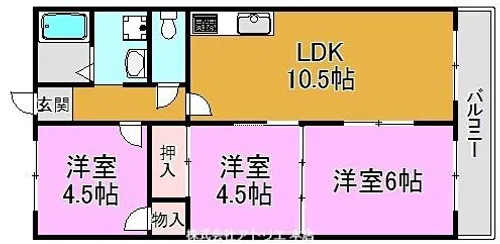 メゾン高井田【1階】の間取り