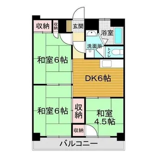 ガーデンコート井堀【904号室】の間取り