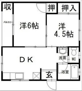 マキシム貴船【201号室】の間取り