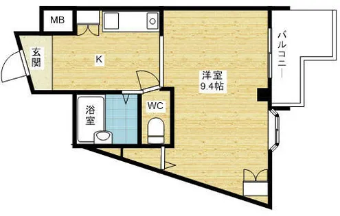 有馬パレス西中島【6階】の間取り