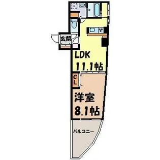 さくらHills富士見【11階】の間取り