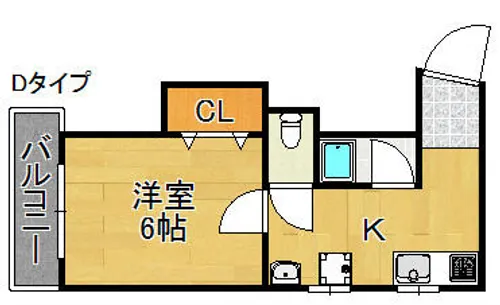 豊グランドハイツ【3階】の間取り