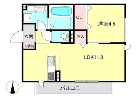 Chouchouにおの浜【3階】の間取り