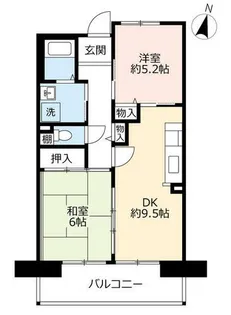 UR香里ヶ丘さくらぎ街【0060303号室】の間取り