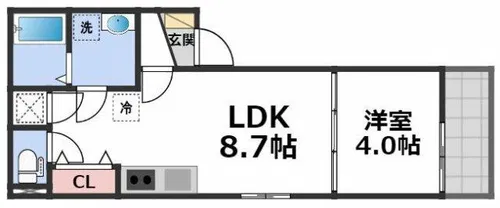 F asecia lipine【2階】の間取り