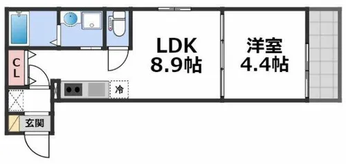 F asecia lipine【3階】の間取り