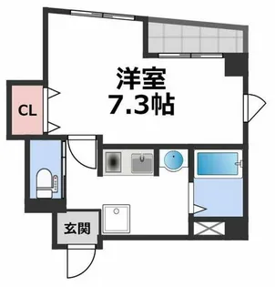 ナニワランド上本町【4階】の間取り