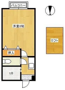 ロフティ葉山【205号室】の間取り