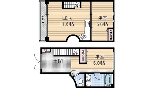 CURVA【1階】の間取り