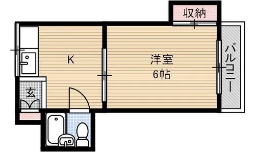 アンフィニィ庄2【4階】の間取り