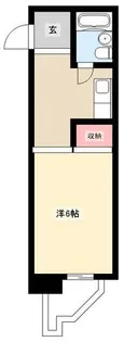 第5七福ビル【307号室】の間取り