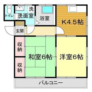 グリーンハイツ東新町【302号室】の間取り