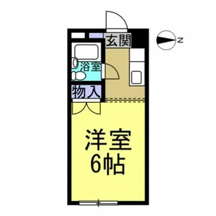 コーポ三樹【1階】の間取り