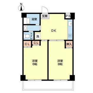 アールグラン天白【0308号室】の間取り