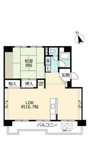 UR洛西境谷東【0030902号室】の間取り