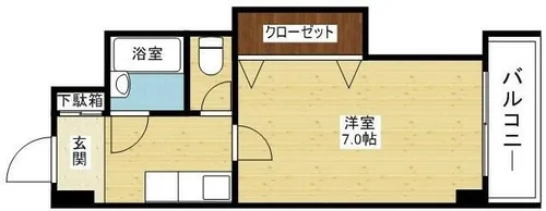 ノルデンハイム柴島【1階】の間取り