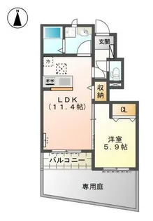 ピリカ青山【1階】の間取り