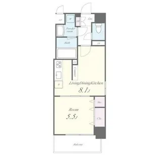 The Sevens’【601号室】の間取り