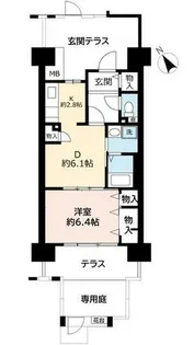 UR浜甲子園なぎさ街【0270109号室】の間取り