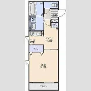 グレーシア中郷A【2階】の間取り