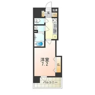 大阪府門真市元町【マンション】の間取り