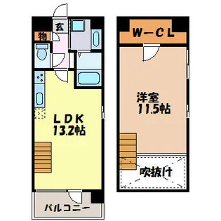 丸の内スクエア【7階】の間取り