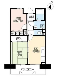 URアミティ中宮北町【0031003号室】の間取り