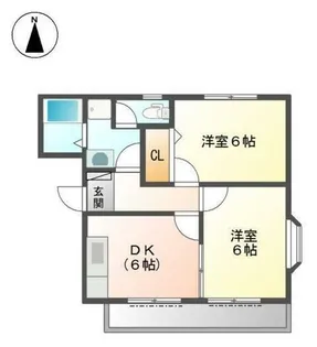 プチ・ボヌール【1階】の間取り